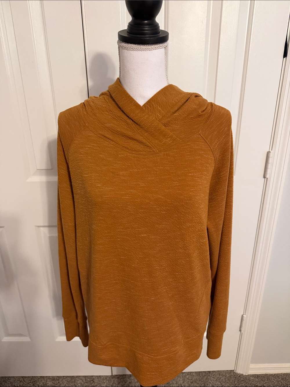 Prana Women's Hooded Pullover Sweater - Rusty Orange